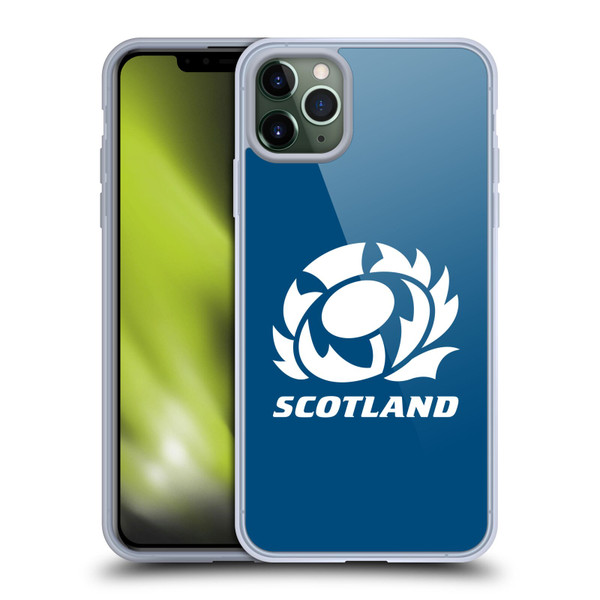 Scotland Rugby Logo 2 Plain Soft Gel Case for Apple iPhone 11 Pro Max