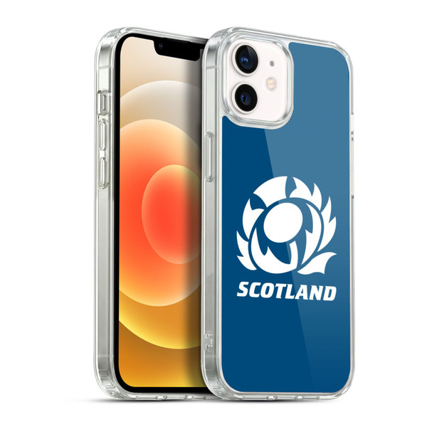 Scotland Rugby Logo 2 Plain Soft Gel Case for Apple iPhone 12 / iPhone 12 Pro & MagSafe