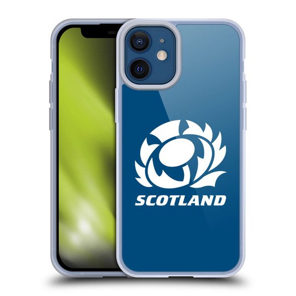 Scotland Rugby Logo 2 Plain Soft Gel Case for Apple iPhone 12 Mini
