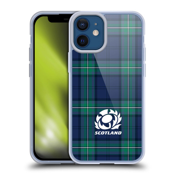 Scotland Rugby Logo 2 Tartans Soft Gel Case for Apple iPhone 12 Mini