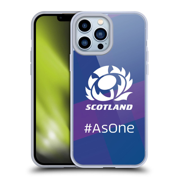Scotland Rugby Logo 2 As One Soft Gel Case for Apple iPhone 13 Pro Max