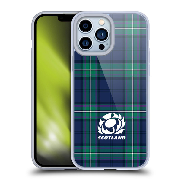 Scotland Rugby Logo 2 Tartans Soft Gel Case for Apple iPhone 13 Pro Max