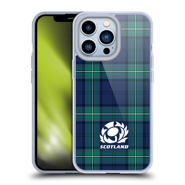 Scotland Rugby Logo 2 Tartans Soft Gel Case for Apple iPhone 13 Pro
