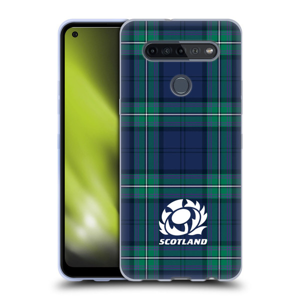 Scotland Rugby Logo 2 Tartans Soft Gel Case for LG K51S