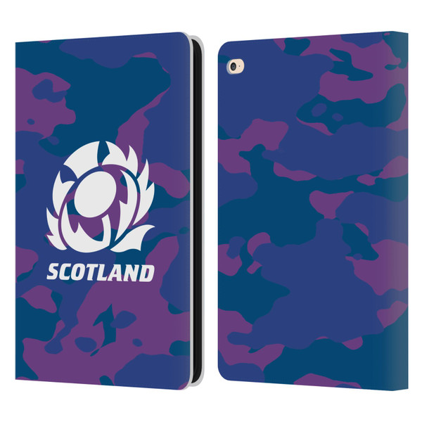 Scotland Rugby Logo 2 Camouflage Leather Book Wallet Case Cover For Apple iPad Air 2 (2014)