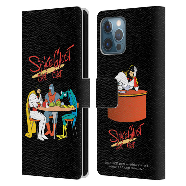 Space Ghost Coast to Coast Graphics Group Leather Book Wallet Case Cover For Apple iPhone 12 Pro Max