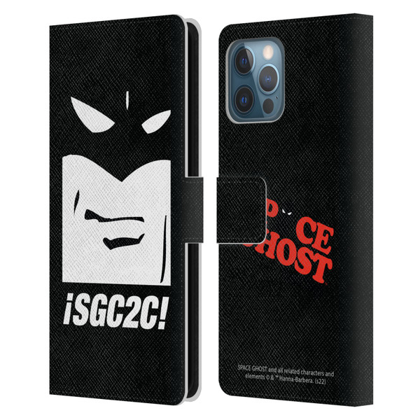 Space Ghost Coast to Coast Graphics Space Ghost Leather Book Wallet Case Cover For Apple iPhone 12 Pro Max