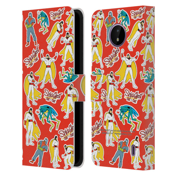 Space Ghost Coast to Coast Graphics Icons Leather Book Wallet Case Cover For Nokia C10 / C20