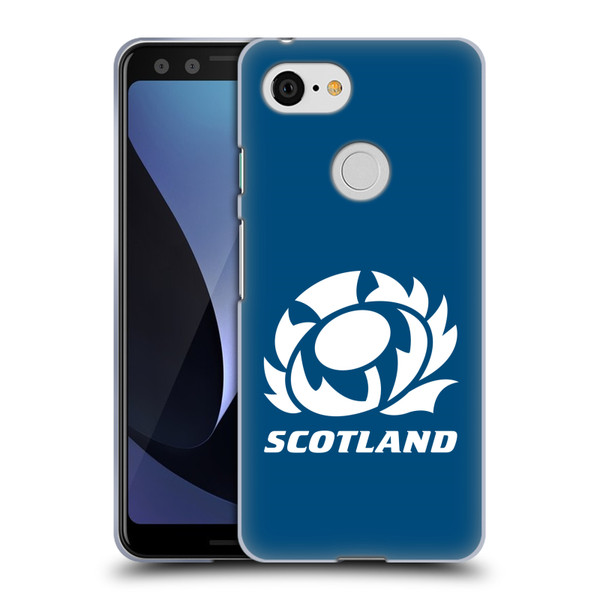 Scotland Rugby Logo 2 Plain Soft Gel Case for Google Pixel 3