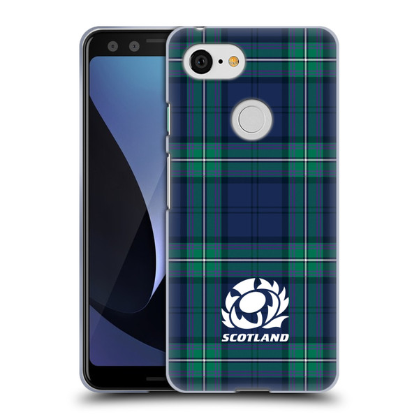 Scotland Rugby Logo 2 Tartans Soft Gel Case for Google Pixel 3