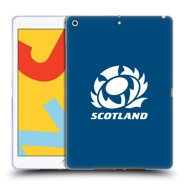 Scotland Rugby Logo 2 Plain Soft Gel Case for Apple iPad 10.2 2019/2020/2021