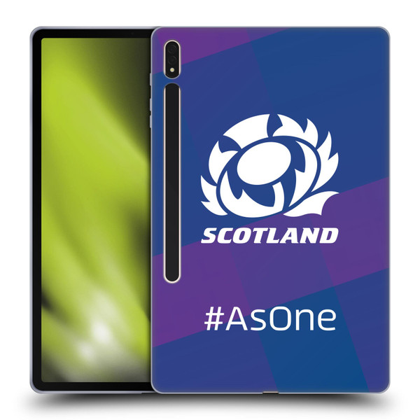 Scotland Rugby Logo 2 As One Soft Gel Case for Samsung Galaxy Tab S8 Plus