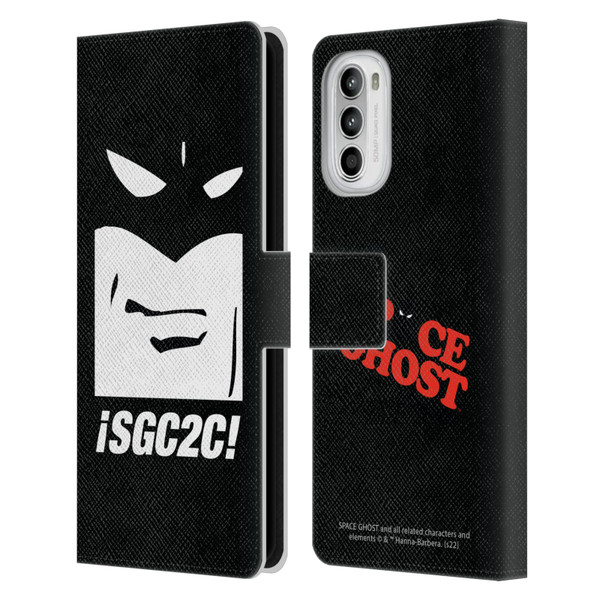 Space Ghost Coast to Coast Graphics Space Ghost Leather Book Wallet Case Cover For Motorola Moto G52