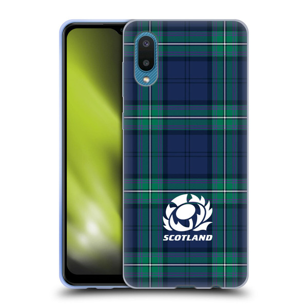 Scotland Rugby Logo 2 Tartans Soft Gel Case for Samsung Galaxy A02/M02 (2021)
