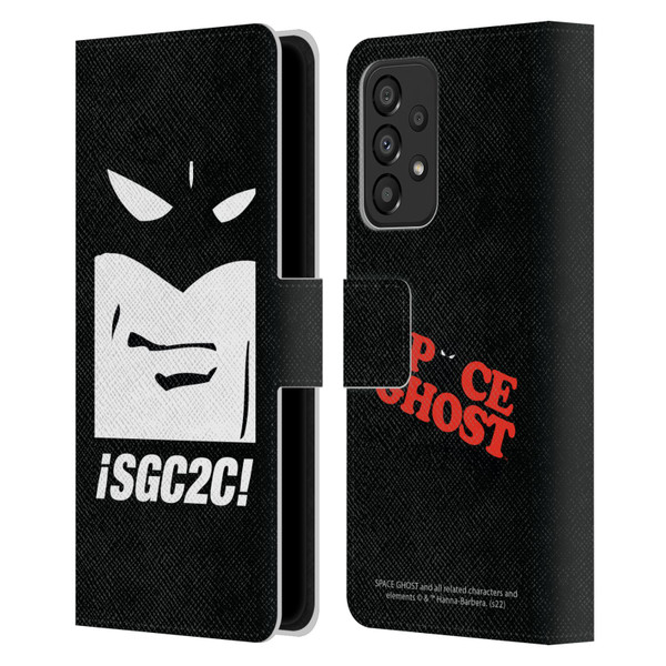 Space Ghost Coast to Coast Graphics Space Ghost Leather Book Wallet Case Cover For Samsung Galaxy A33 5G (2022)