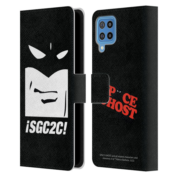 Space Ghost Coast to Coast Graphics Space Ghost Leather Book Wallet Case Cover For Samsung Galaxy F22 (2021)