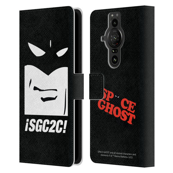 Space Ghost Coast to Coast Graphics Space Ghost Leather Book Wallet Case Cover For Sony Xperia Pro-I