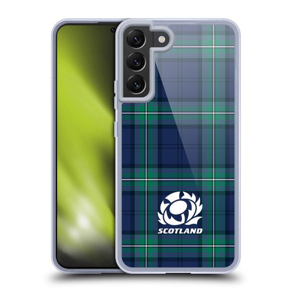 Scotland Rugby Logo 2 Tartans Soft Gel Case for Samsung Galaxy S22+ 5G