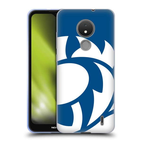 Scotland Rugby Oversized Thistle Saltire Blue Soft Gel Case for Nokia C21
