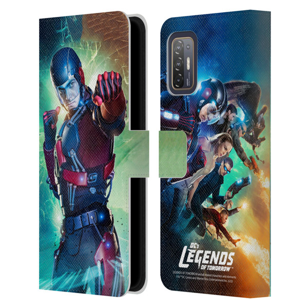Legends Of Tomorrow Graphics Atom Leather Book Wallet Case Cover For HTC Desire 21 Pro 5G
