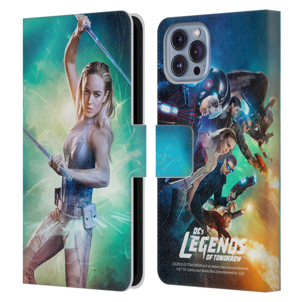 Legends Of Tomorrow Graphics Sara Lance Leather Book Wallet Case Cover For Apple iPhone 14