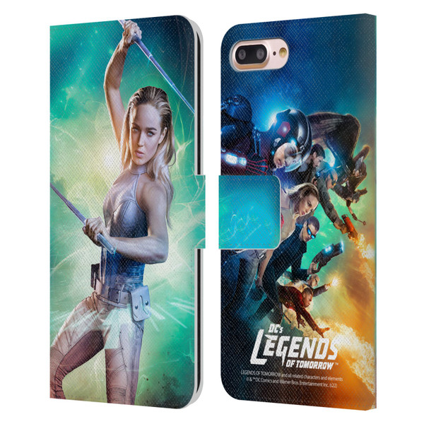 Legends Of Tomorrow Graphics Sara Lance Leather Book Wallet Case Cover For Apple iPhone 7 Plus / iPhone 8 Plus