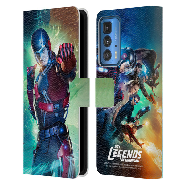 Legends Of Tomorrow Graphics Atom Leather Book Wallet Case Cover For Motorola Edge 20 Pro