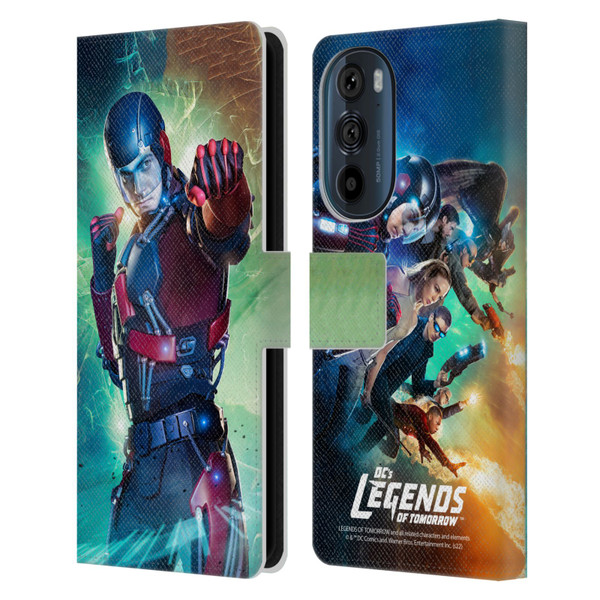 Legends Of Tomorrow Graphics Atom Leather Book Wallet Case Cover For Motorola Edge 30