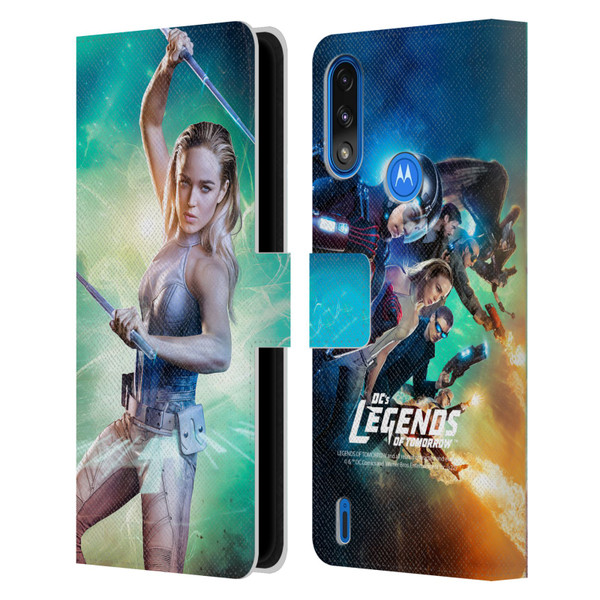 Legends Of Tomorrow Graphics Sara Lance Leather Book Wallet Case Cover For Motorola Moto E7 Power / Moto E7i Power