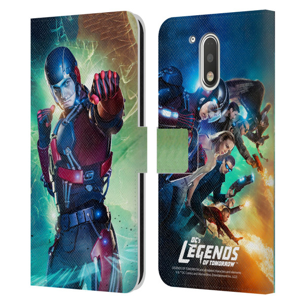 Legends Of Tomorrow Graphics Atom Leather Book Wallet Case Cover For Motorola Moto G41