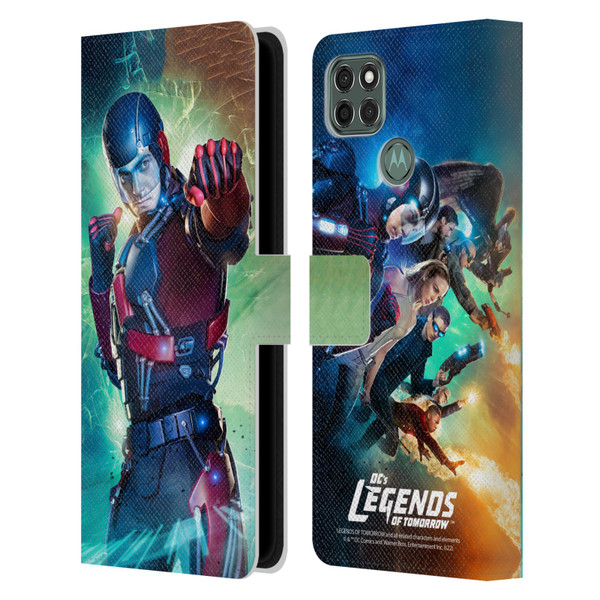 Legends Of Tomorrow Graphics Atom Leather Book Wallet Case Cover For Motorola Moto G9 Power