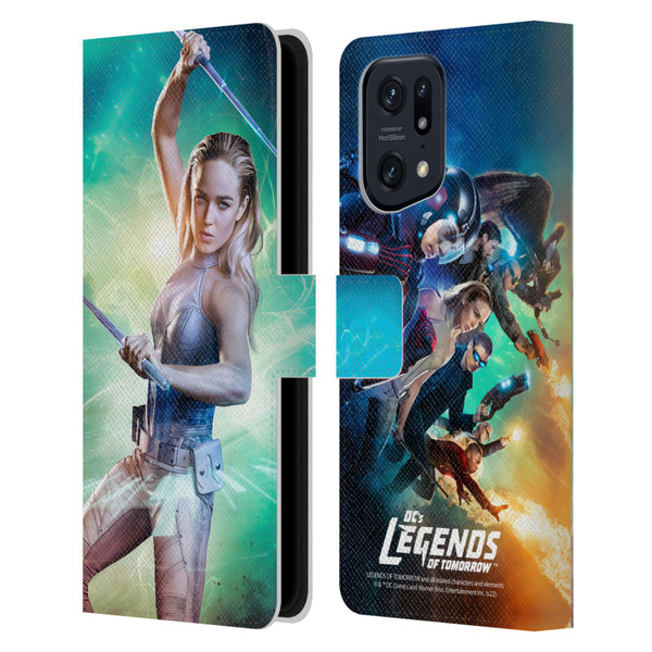 Legends Of Tomorrow Graphics Sara Lance Leather Book Wallet Case Cover For OPPO Find X5 Pro
