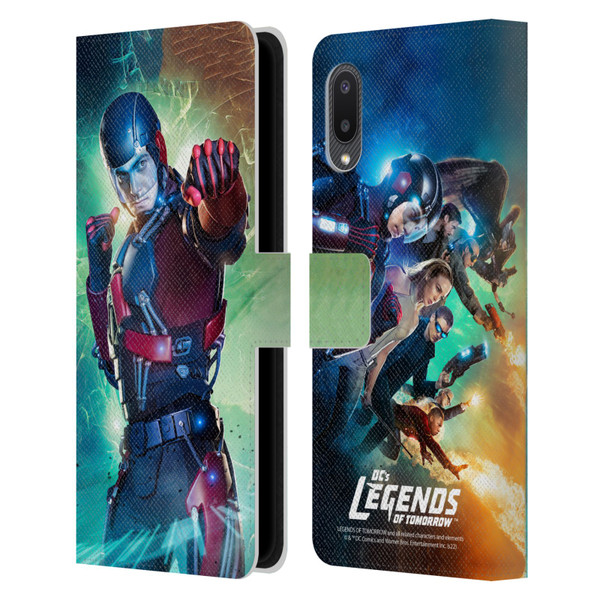 Legends Of Tomorrow Graphics Atom Leather Book Wallet Case Cover For Samsung Galaxy A02/M02 (2021)