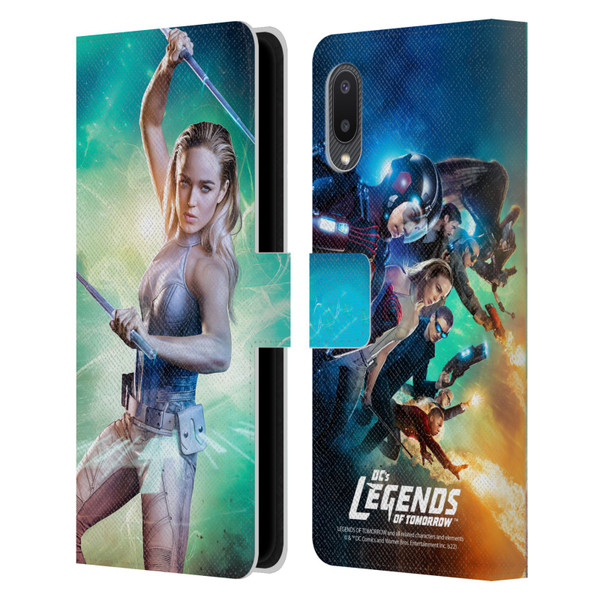 Legends Of Tomorrow Graphics Sara Lance Leather Book Wallet Case Cover For Samsung Galaxy A02/M02 (2021)