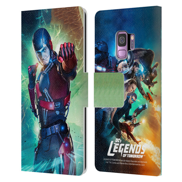 Legends Of Tomorrow Graphics Atom Leather Book Wallet Case Cover For Samsung Galaxy S9