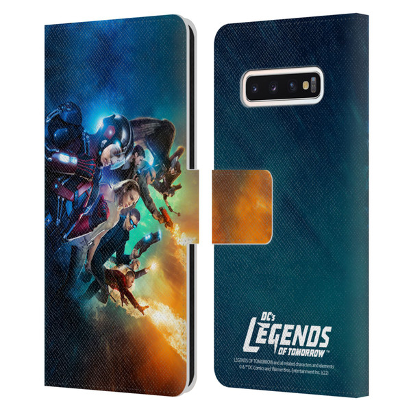 Legends Of Tomorrow Graphics Poster Leather Book Wallet Case Cover For Samsung Galaxy S10