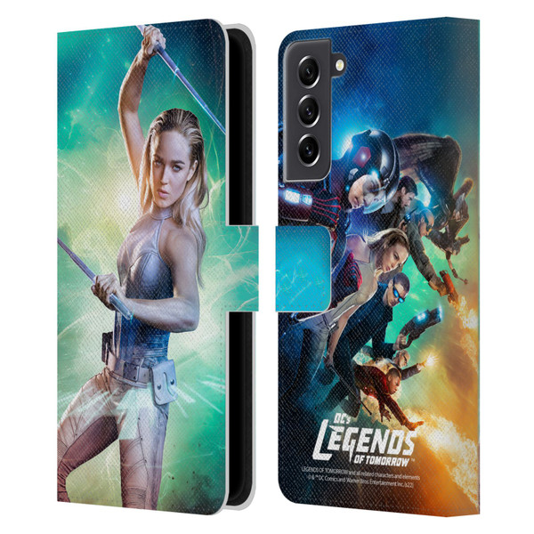Legends Of Tomorrow Graphics Sara Lance Leather Book Wallet Case Cover For Samsung Galaxy S21 FE 5G
