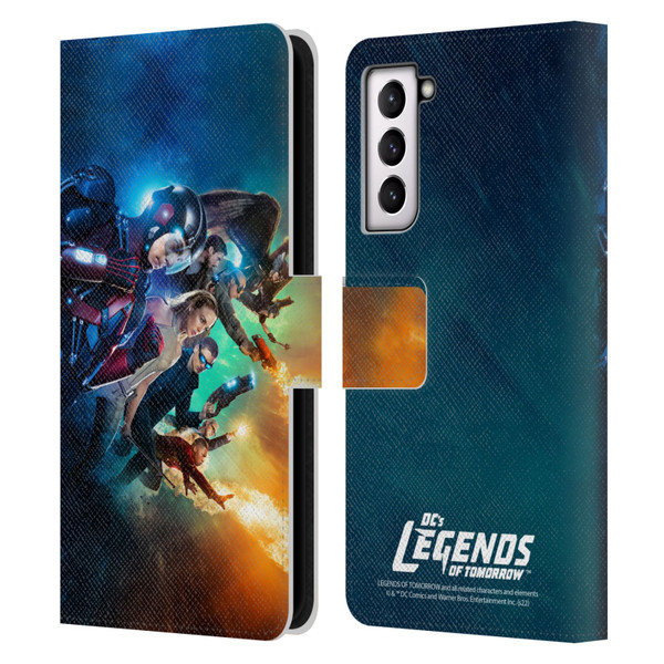 Legends Of Tomorrow Graphics Poster Leather Book Wallet Case Cover For Samsung Galaxy S21 5G
