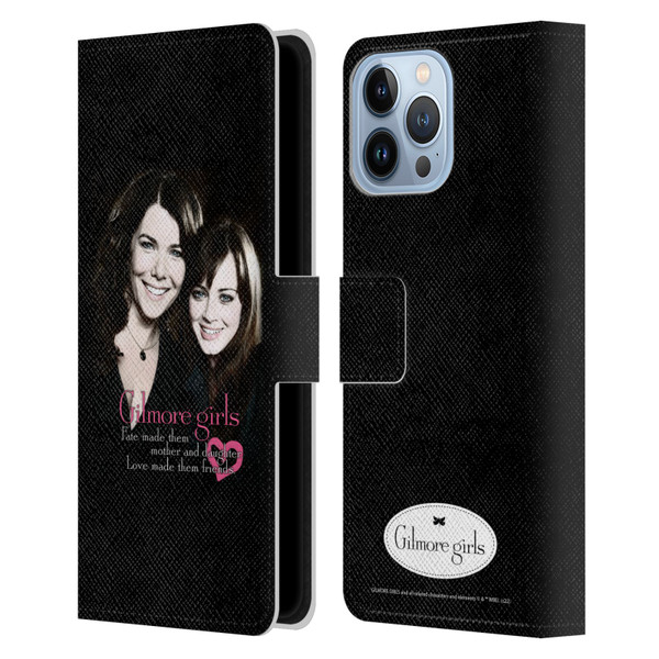 Gilmore Girls Graphics Fate Made Them Leather Book Wallet Case Cover For Apple iPhone 13 Pro Max