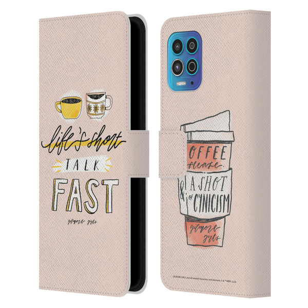Gilmore Girls Graphics Life's Short Talk Fast Leather Book Wallet Case Cover For Motorola Moto G100