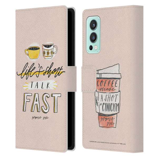 Gilmore Girls Graphics Life's Short Talk Fast Leather Book Wallet Case Cover For OnePlus Nord 2 5G