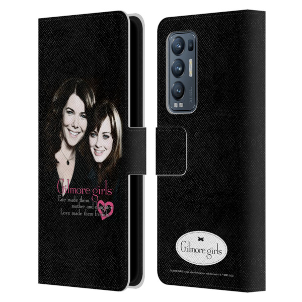 Gilmore Girls Graphics Fate Made Them Leather Book Wallet Case Cover For OPPO Find X3 Neo / Reno5 Pro+ 5G