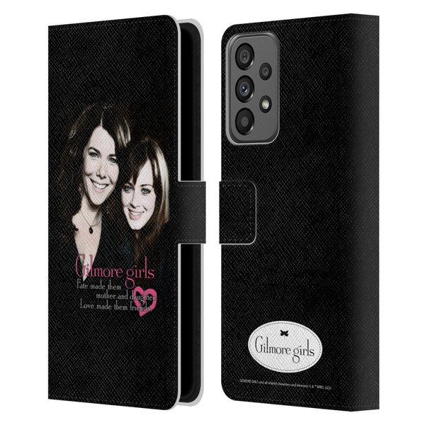 Gilmore Girls Graphics Fate Made Them Leather Book Wallet Case Cover For Samsung Galaxy A73 5G (2022)