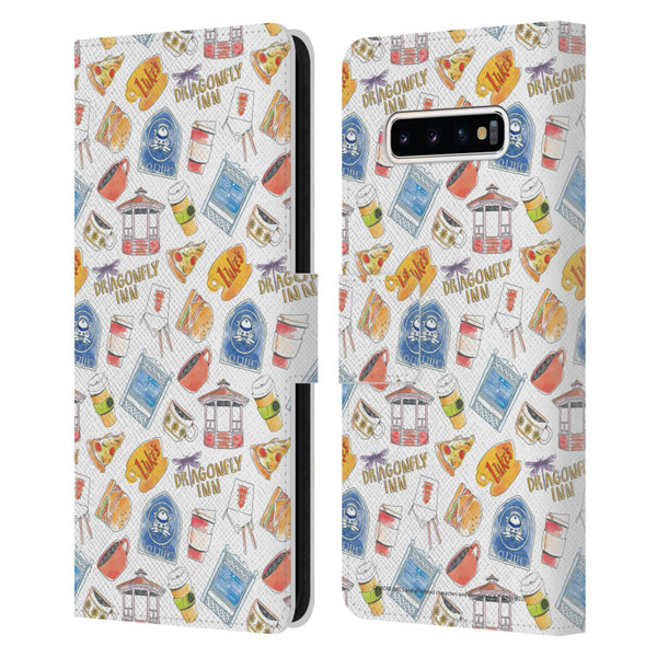 Gilmore Girls Graphics Icons Leather Book Wallet Case Cover For Samsung Galaxy S10+ / S10 Plus