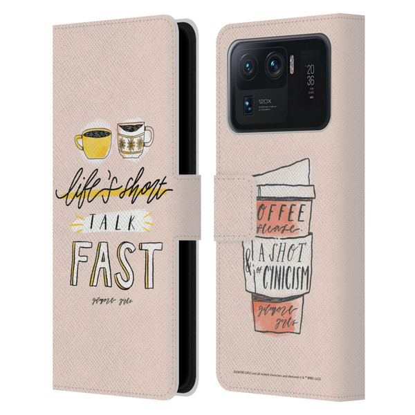Gilmore Girls Graphics Life's Short Talk Fast Leather Book Wallet Case Cover For Xiaomi Mi 11 Ultra
