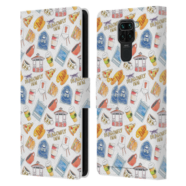 Gilmore Girls Graphics Icons Leather Book Wallet Case Cover For Xiaomi Redmi Note 9 / Redmi 10X 4G