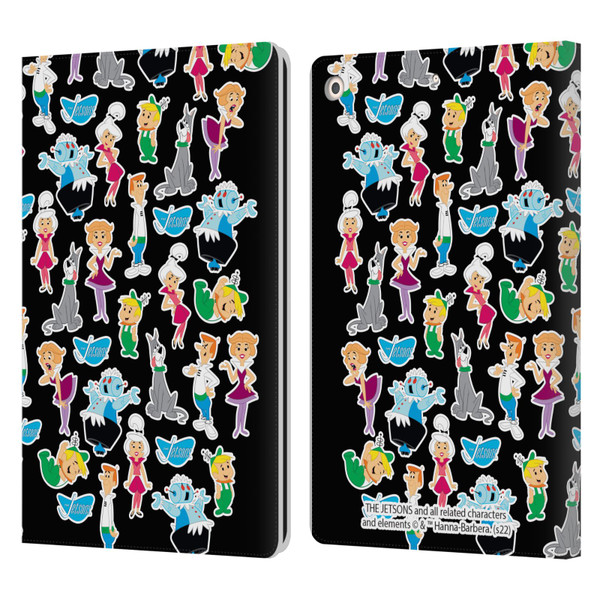 The Jetsons Graphics Pattern Leather Book Wallet Case Cover For Apple iPad 10.2 2019/2020/2021