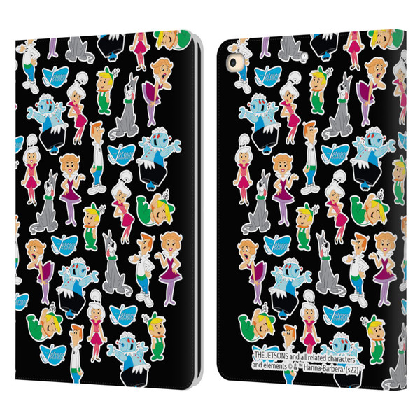 The Jetsons Graphics Pattern Leather Book Wallet Case Cover For Apple iPad 9.7 2017 / iPad 9.7 2018