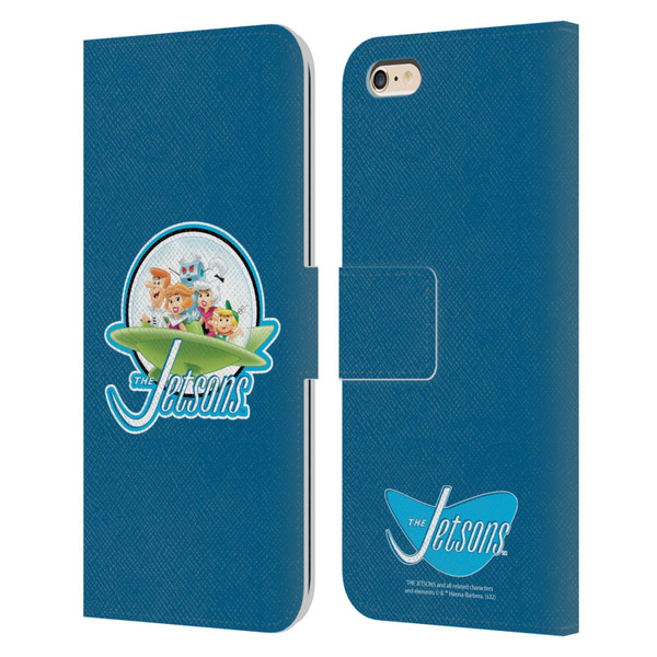 The Jetsons Graphics Logo Leather Book Wallet Case Cover For Apple iPhone 6 Plus / iPhone 6s Plus