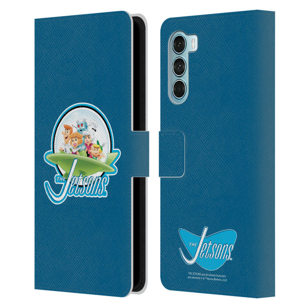 The Jetsons Graphics Logo Leather Book Wallet Case Cover For Motorola Edge S30 / Moto G200 5G